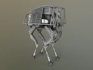 BigDog Robot Boston Dynamics 3D Model