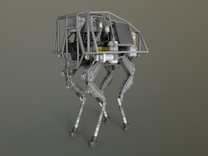 BigDog Robot Boston Dynamics Modèle 3D
