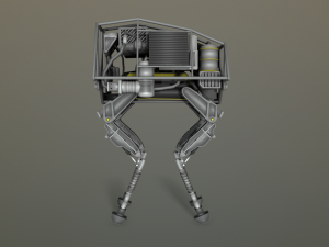 BigDog Robot Boston Dynamics Modèle 3D