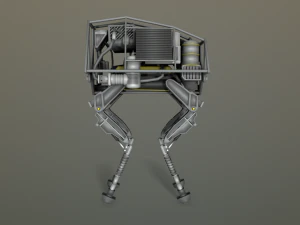 BigDog Robot Boston Dynamics 3D Model