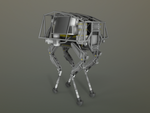 BigDog Robot Boston Dynamics Modèle 3D
