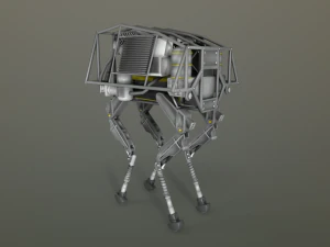 BigDog Robot Boston Dynamics 3D Model