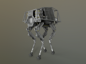 BigDog Robot Boston Dynamics Modèle 3D