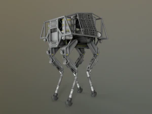 BigDog Robot Boston Dynamics 3D Model