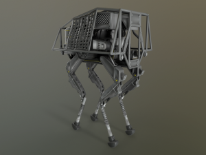 BigDog Robot Boston Dynamics Modèle 3D
