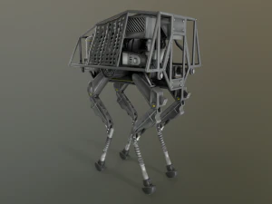 BigDog Robot Boston Dynamics 3D Model