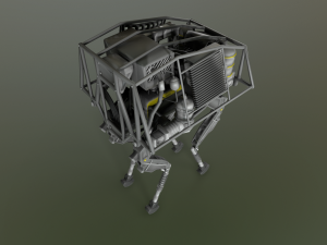 BigDog Robot Boston Dynamics Modèle 3D
