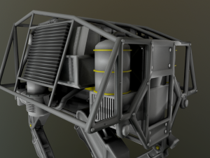 BigDog Robot Boston Dynamics Modèle 3D
