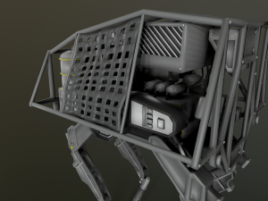 BigDog Robot Boston Dynamics Modèle 3D