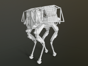 BigDog Robot Boston Dynamics Modèle 3D