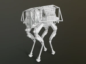BigDog Robot Boston Dynamics 3D Model