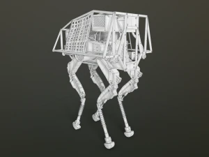 BigDog Robot Boston Dynamics 3D Model