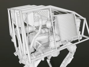 BigDog Robot Boston Dynamics Modèle 3D
