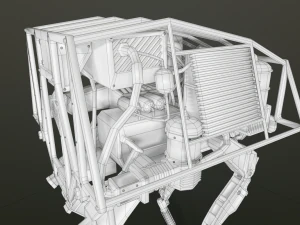 BigDog Robot Boston Dynamics 3D Model
