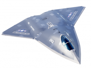 Sixth-Generation Fighter Concept 3D Model