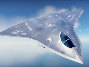 Sixth-Generation Fighter Concept 3D Model