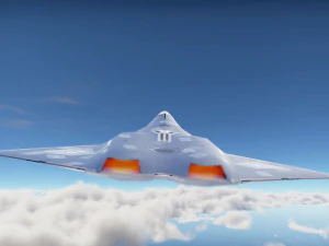 Sixth-Generation Fighter Concept 3D Model