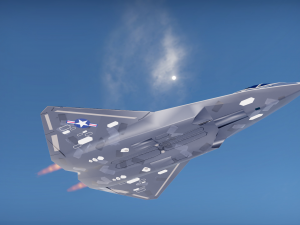 Sixth-Generation Fighter Concept Model 3D