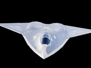 Sixth-Generation Fighter Concept 3D Model
