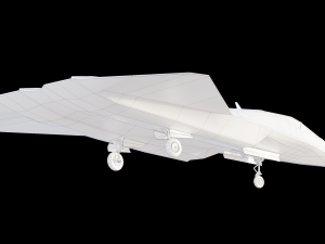 Sixth-Generation Fighter Concept Model 3D