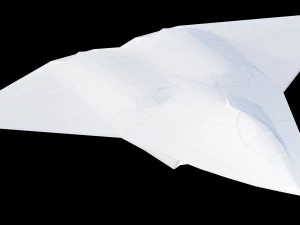 Sixth-Generation Fighter Concept 3D Model