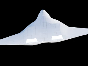 Sixth-Generation Fighter Concept 3D Model
