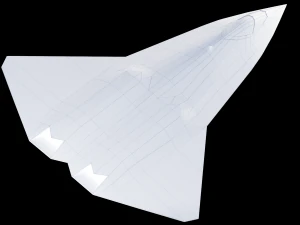 Sixth-Generation Fighter Concept 3D Model