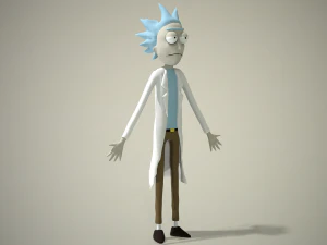Rick Sanchez Model 3D