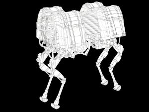 बोस्टन डायनेमिक्स रोबोट संग्रह 3D मॉडल