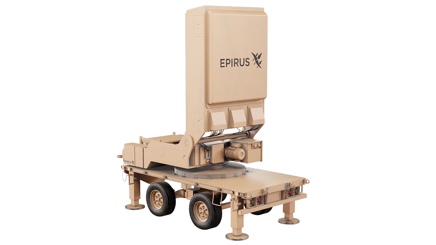 Leonidas Epirus High-Power Microwave System 3D Model .c4d .max .obj .3ds .fbx .stl .blend 