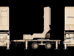 Leonidas Epirus High-Power Microwave System 3D Model