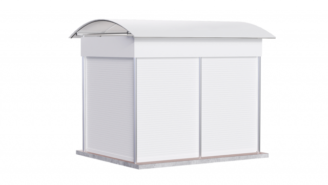 Kiosk - Indoor Version 3D 모델 .c4d .max .obj .3ds .fbx .stl .blend 