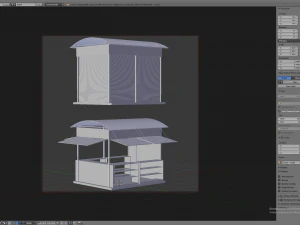 Kiosk 3D Model