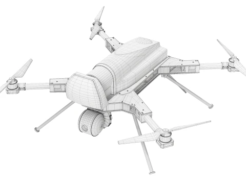 Kargu Drone 3D Model