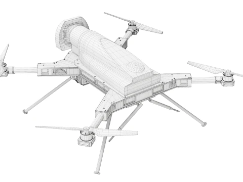 Kargu Drone 3D Model