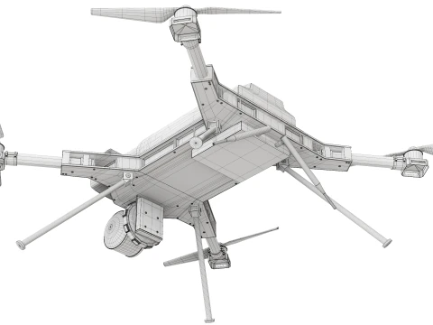 Kargu Drone 3D Model