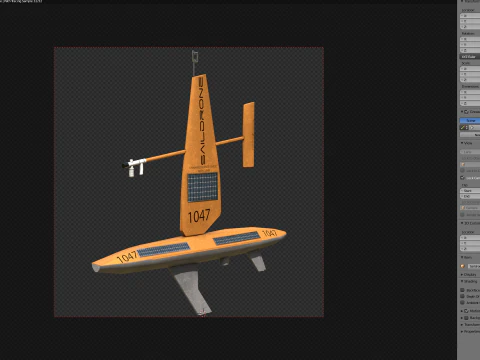 Saildrone Explorer 3D Model