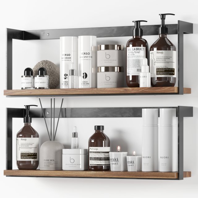 Bathroom Accessories-001 Model 3D .c4d .max .obj .3ds .fbx .stl .blend 
