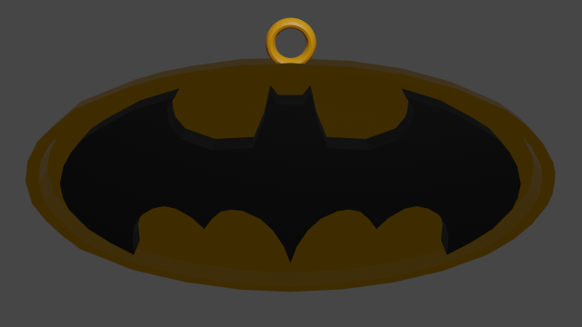 Batman-Logo Modèle 3D .c4d .max .obj .3ds .fbx .stl .blend 
