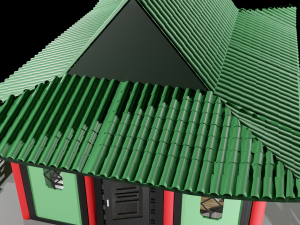 Tea Room chinese house 3Dモデル