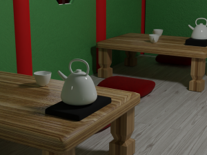 Tea Room chinese house 3Dモデル