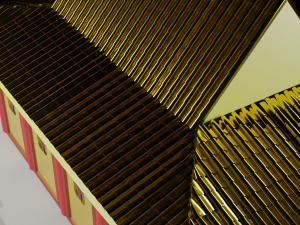 Tea Room chinese house 3D Model