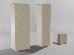 Decorative cabinets 3 in 1 Super pack 3D Model