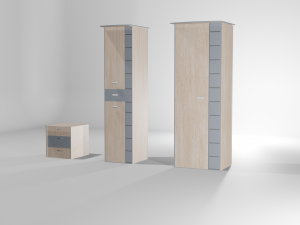 Decorative cabinets 3 in 1 Super pack Modèle 3D