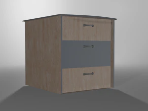 Decorative cabinets 3 in 1 Super pack 3D Model