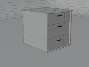 Decorative cabinets 3 in 1 Super pack Modèle 3D