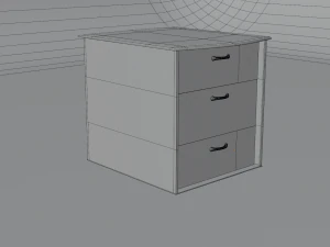 Decorative cabinets 3 in 1 Super pack 3D Model