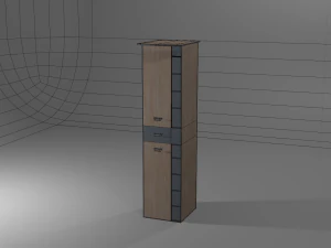 Decorative cabinets 3 in 1 Super pack 3D Model