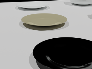 A set of dishes 3D 모델