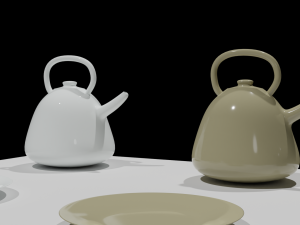 A set of dishes 3D 모델